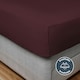 image 4 of Silentnight Supersoft Fitted Sheet Purple | Berry | King