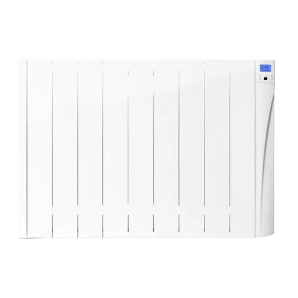 image 1 of 827mm (W) x 575mm (H) - White Touch Electric Ceramic Core Radiator (Almera) - 1500 Watts - Depth 98mm - Heats Up To 15m²