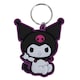 image 1 of Sanrio Rock Hand PVC Kuromi Keyring - Multicoloured - 65mm x 55mm