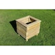 image 3 of Multi Pack of 3 - Square Planters, Wooden Garden Pot/Tub for Plants - L40 x W40 x H40 cm - Fully Assembled