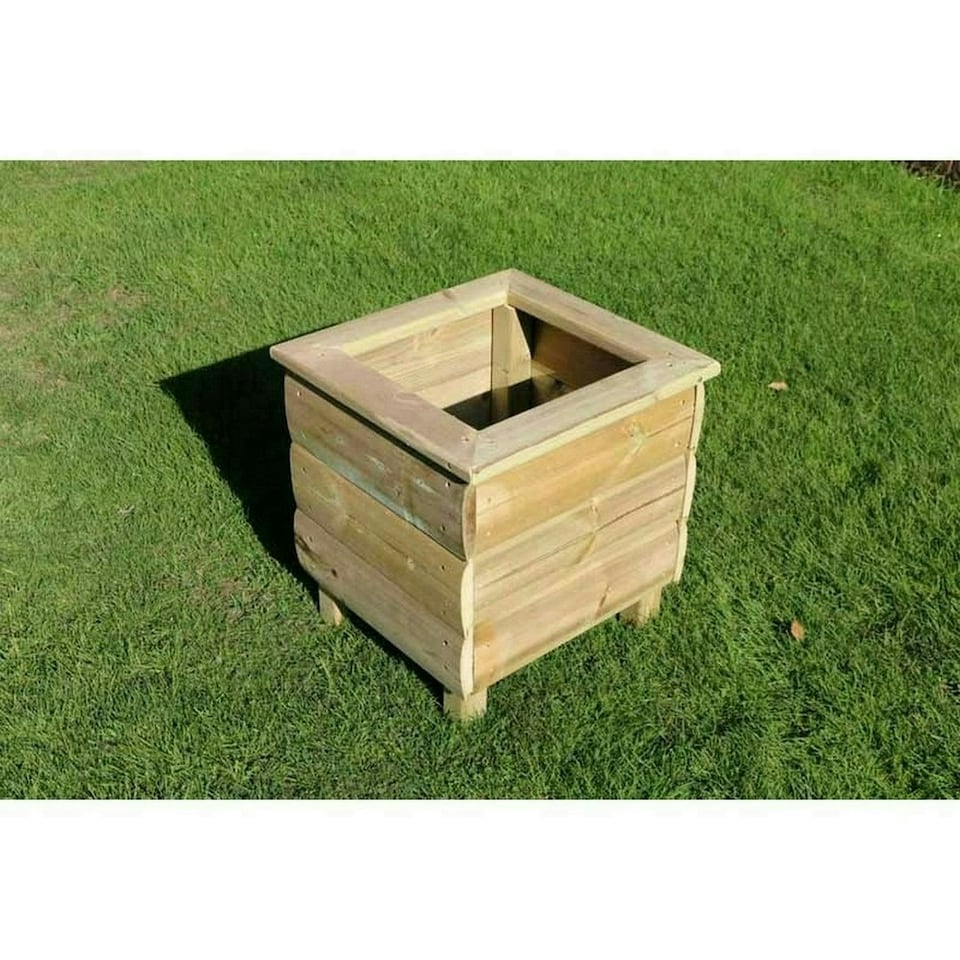 image 1 of Multi Pack of 3 - Square Planters, Wooden Garden Pot/Tub for Plants - L40 x W40 x H40 cm - Fully Assembled