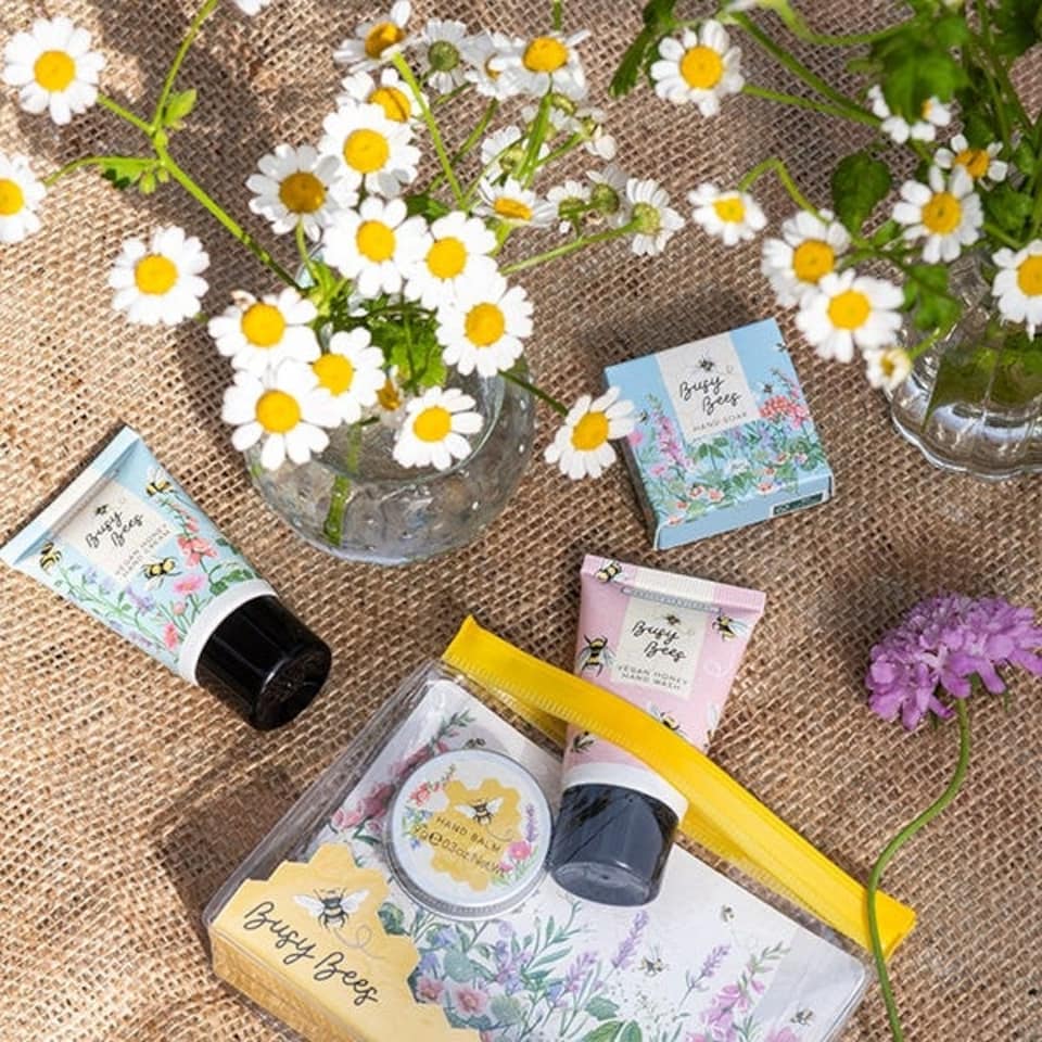 image 1 of Heathcote & Ivory Busy Bees Mini Hand Care Set