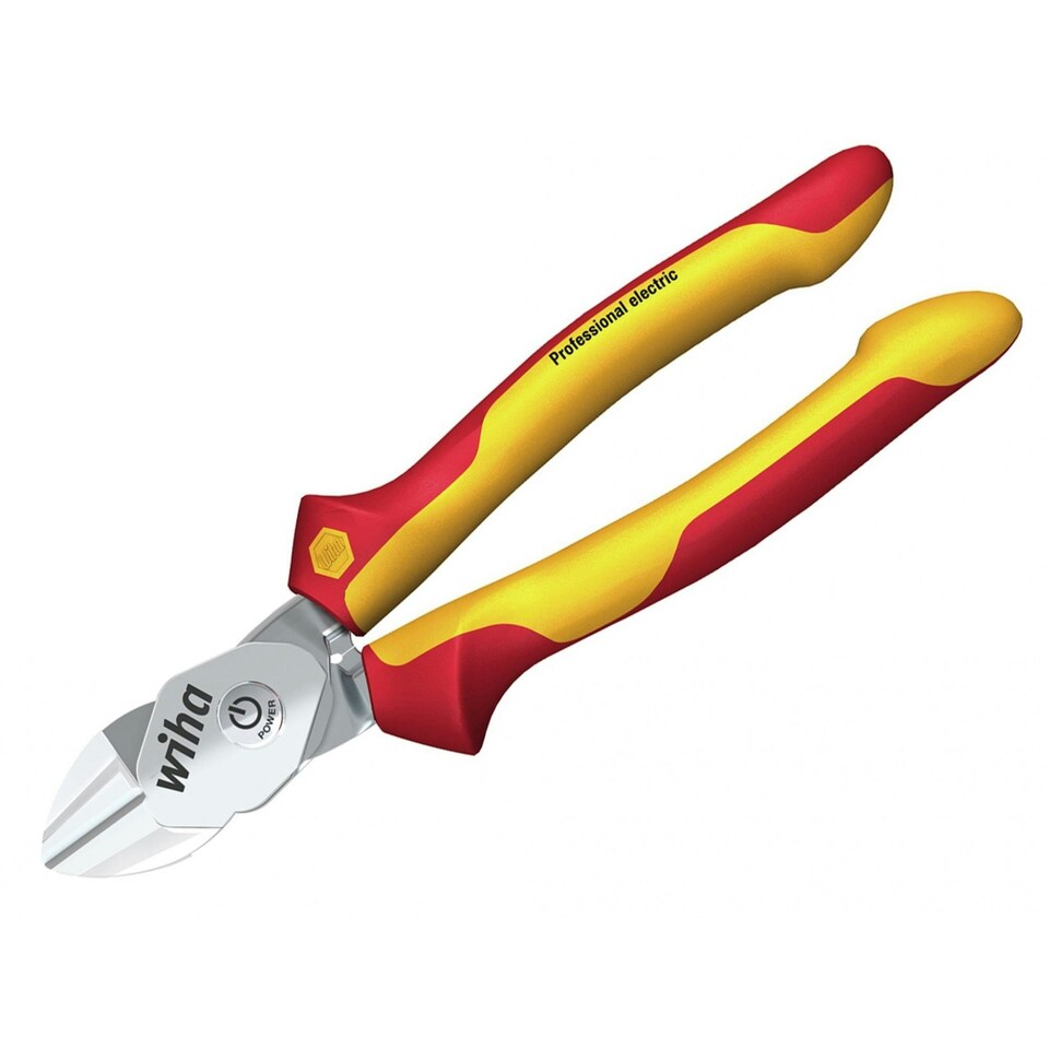 Wiha Bicut Professional Electric Diagonal Cutters With Dynamicjoint 200mm - Multi Colour - One Size