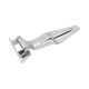 image 2 of 2 Pack 12" Stainless Steel Door Gate Strap Hinge Industrial Quality Heavy Duty Silver