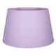 image 1 of Traditional 30cm Soft Lilac Linen Fabric Drum Table/Pendant Shade 60w Maximum | Purple | 12"