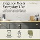 image 2 of Single Bowl Fireclay Inset Kitchen Sink & Drainer, Classic Tap & Wastes, 1010mm