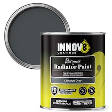Innov8 Coatings Radiator Paint - 750 ml - Chicago Grey - Satin Finish | Grey | Chicago Grey | 750ml | 1
