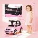 image 5 of HOMCOM Ride on Car Baby Toddler Walker Foot to Floor Sliding Car Slider with Horn Music Working Lights Storage for 1.5 - 3 Years Old, Pink