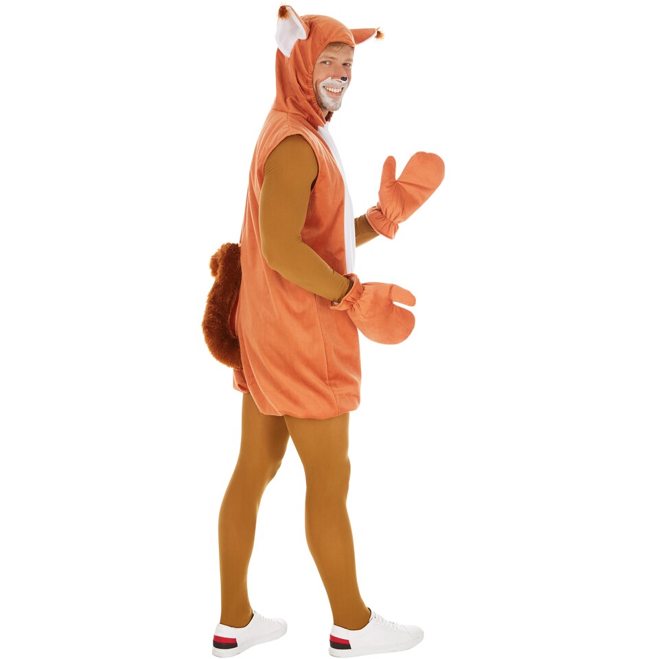 image 1 of Squirrel Costume | Brown | brown/white | M | 1