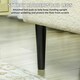 image 5 of HOMCOM 15" Ottoman Storage Box with 47L Storage Capacity, Cream White