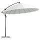 image 1 of Outsunny 3(m) Cantilever Shanghai Parasol with Crank Handle, Off-White