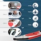 image 7 of Outsunny 10Ft Inflatable Stand Up Board Non-Slip Deck Board w/ Paddle Carry Bag White