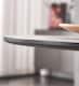 image 4 of Dorchester Lux Dining Table Single | Grey