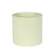 image 1 of Matte Cream Ceramic Indoor Plant Pot, Cachepot - H13 x W13.5cm Cream