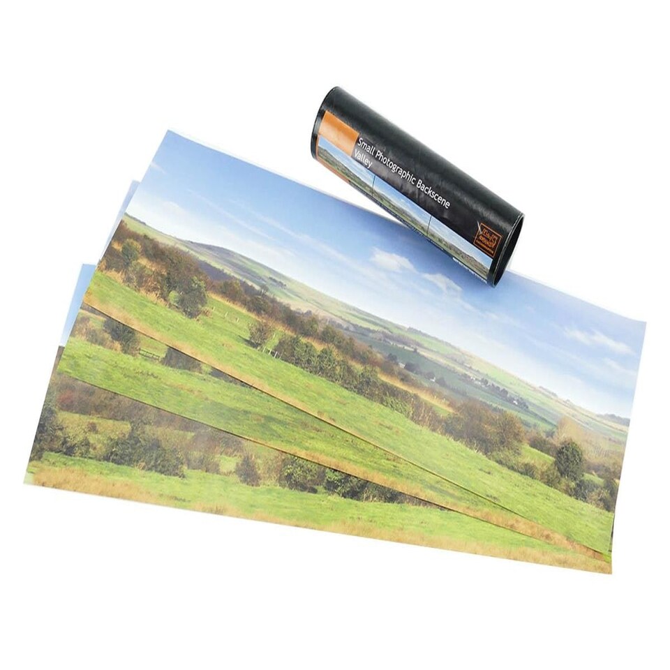 image 1 of Gaugemaster Scenics Valley Small Photo Backscene (1372x152mm)