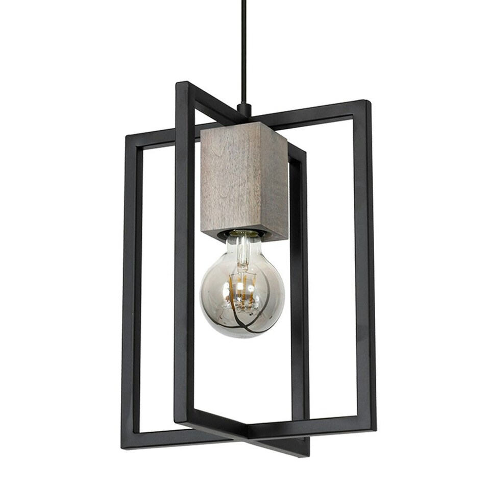 image 1 of Milagro Pendant Lamp Ralph 1XE27 Black