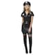 image 1 of Fever Womens/Ladies Corrupt Cop Costume Set - Black - M M