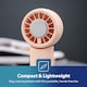 image 7 of GEEPAS Handheld Portable Mini Fans Pack of 2(Pink & Cream)