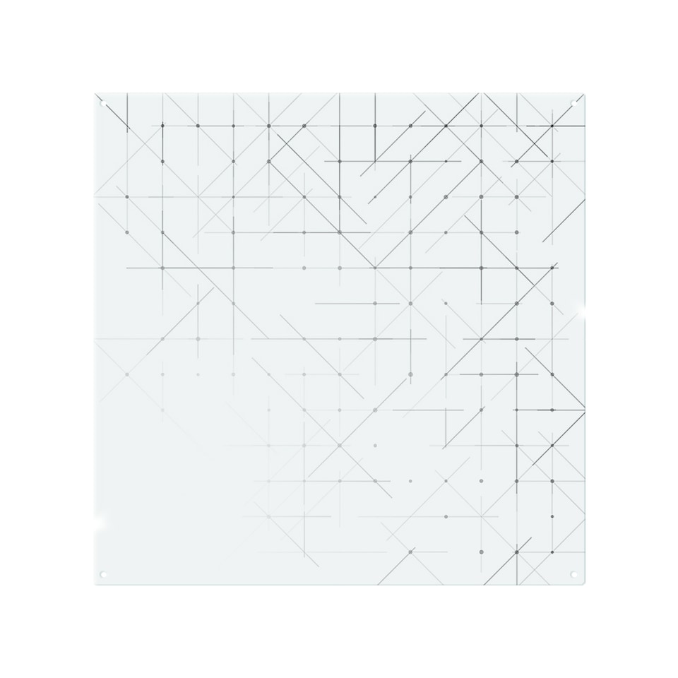 image 1 of Geometric Simple Minimalistic Splash Back | White