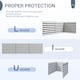 image 3 of Outsunny Camping Windbreak Portable Wind Blocker Privacy Wall, 540cm x 150cm