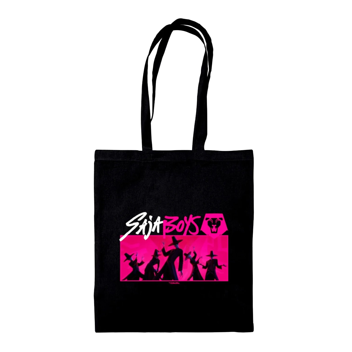K-Pop Demon Hunters Saja Boys Tote Bag Black Black 1