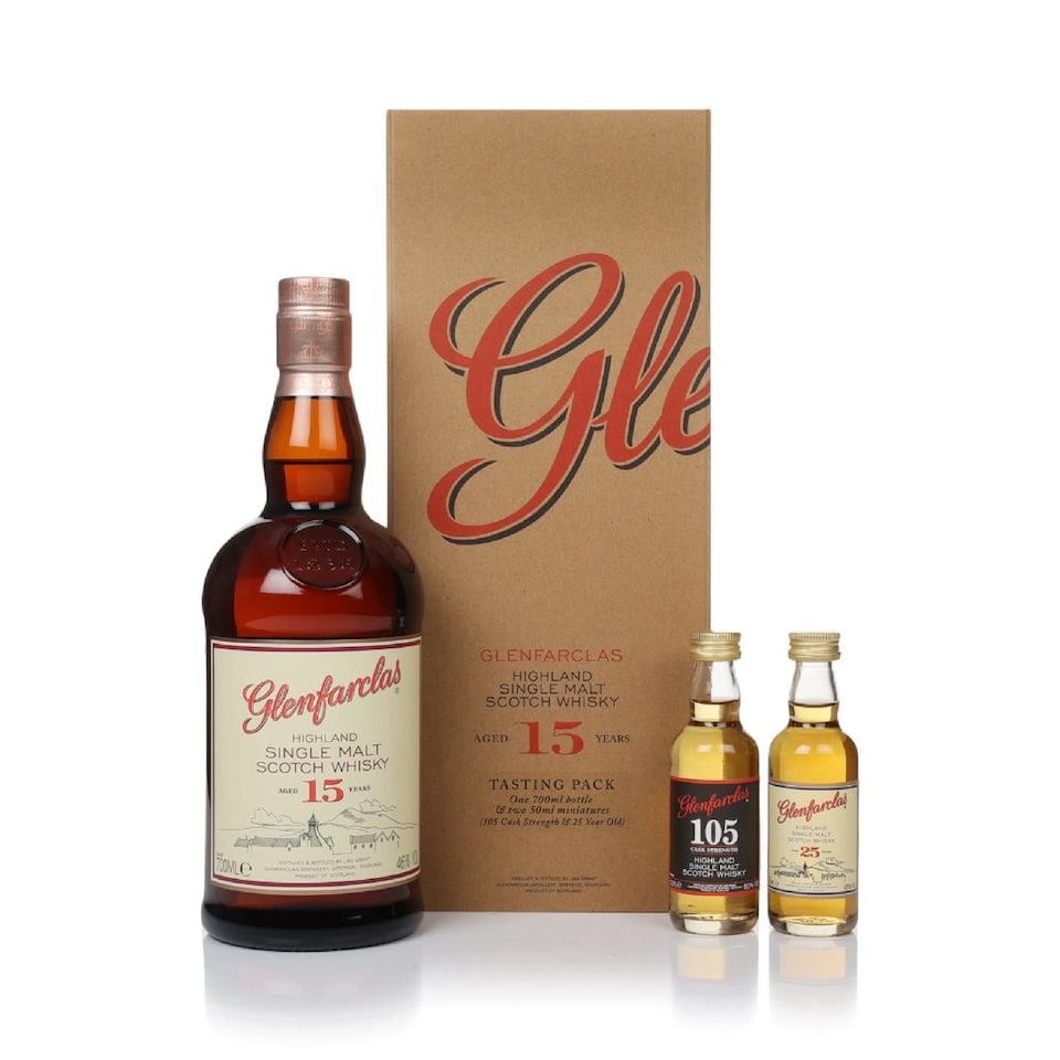 image 1 of Glenfarclas Limited Edition 15 Year Old Whisky Gift Pack