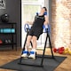 image 2 of HOMCOM Adjustable Gravity Inversion Table with Safety Belt, Blue