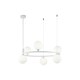 image 1 of Ring Ceiling Pendant Lamp White, 6 Light, G9