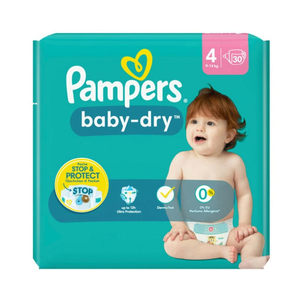 Pampers Baby Dry Size 4 30's