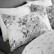 image 3 of Catherine Lansfield Elinda Floral Grey Duvet Cover Set Grey | King