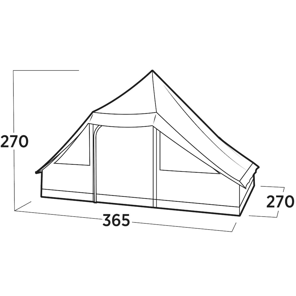 image 1 of Easy Camp Orsa Cabin Pyramid Tent