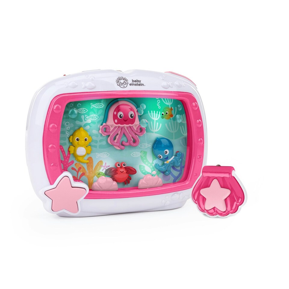 image 1 of Baby Einstein Sea Dreams Soother Musical Crib Toy Pink Suitable From Birth