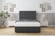 image 1 of Sloomy Montana Graphite Dumfries Divan Bed With Mattress 4 Drawers With 54" Floor Standing Headboard 4' Small Double | Grey | Graphite | Small Double | 1