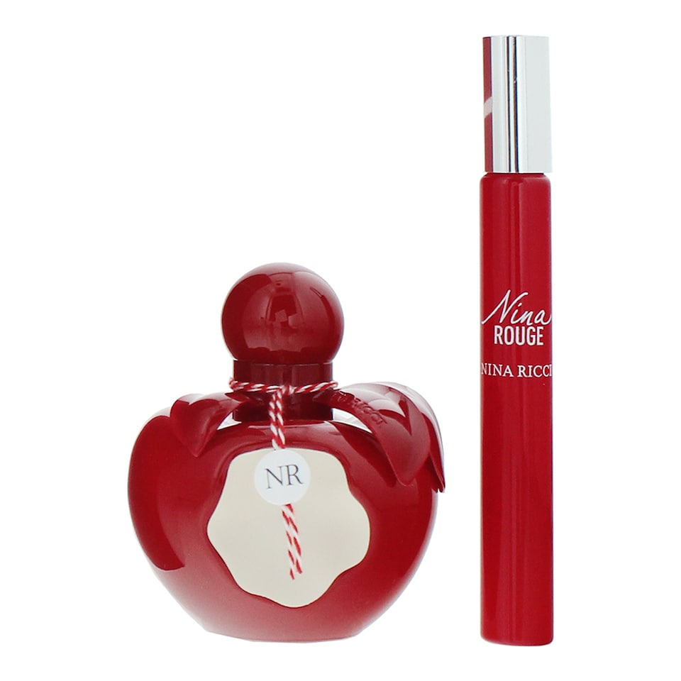 image 1 of Nina Ricci Nina Rouge Eau de Toilette 50ml + 10ml Rollerball Gift Set For Her