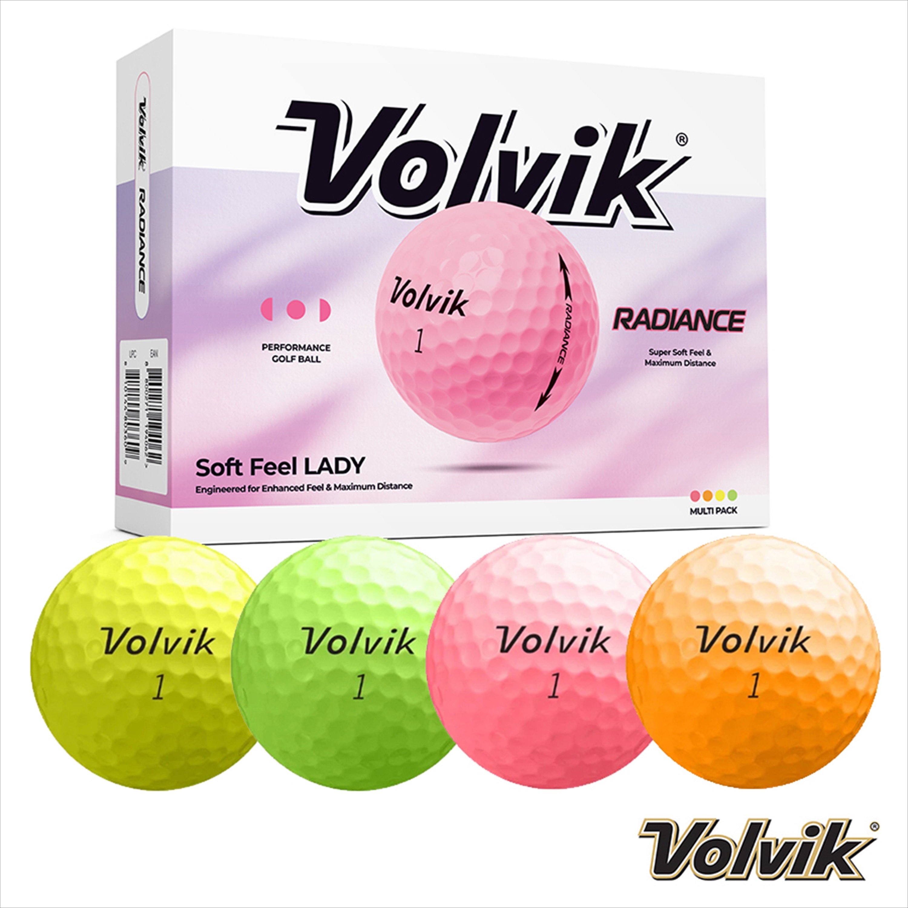 Volvik Radiance Soft Feel Assorted Dozen