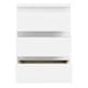 image 6 of Edmore 3 Drawer Bedside Chest in White