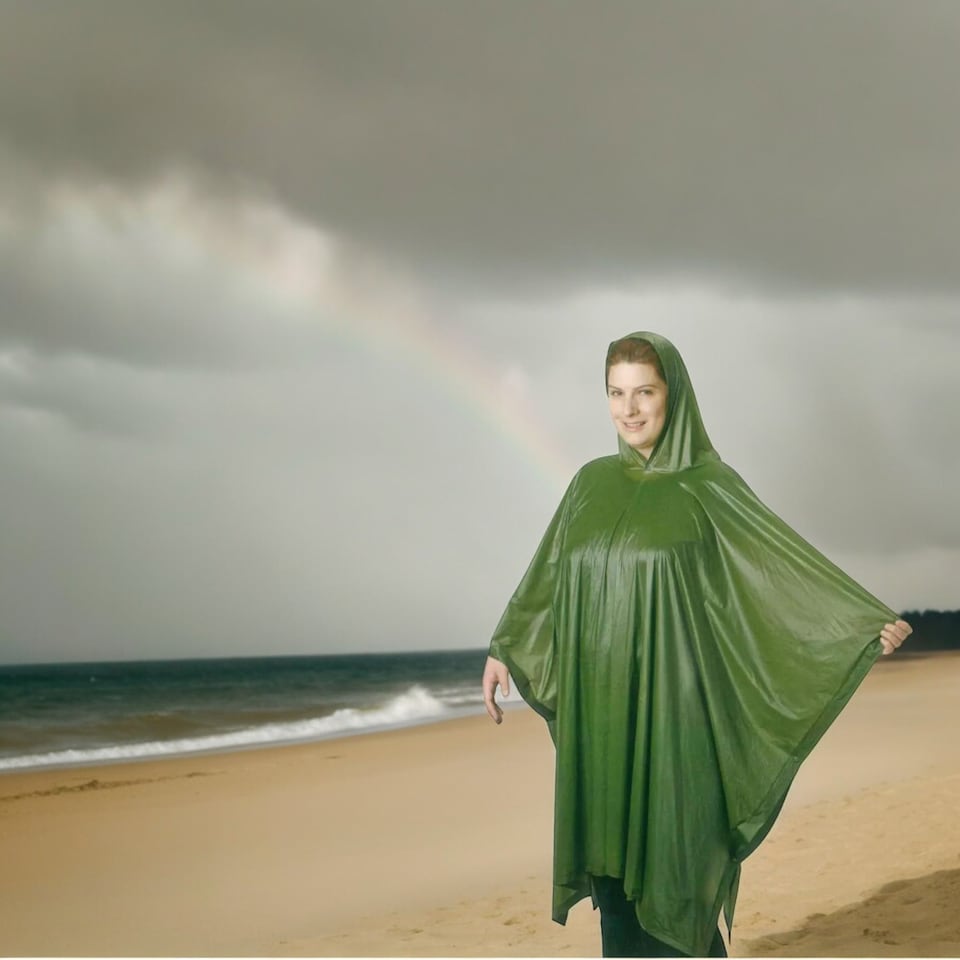 image 1 of 100 PEVA Lichfield Hooded Waterproof Camping Poncho