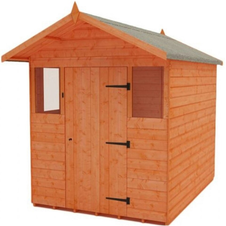 image 1 of 6ft x 6ft (1.75m x 1.75m) Wooden APEX Summer Shed (12mm T&G Floor + Roof) (6 x 6) (6x6)