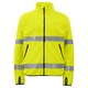 image 1 of Projob Mens Fleece Hi-Vis Fleece Jacket - Yellow/Black - M