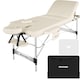 image 1 of Massage Table Phuket - 3 zones, 70 cm wide, aluminium frame, carry bag and masks | Cream | beige | 1