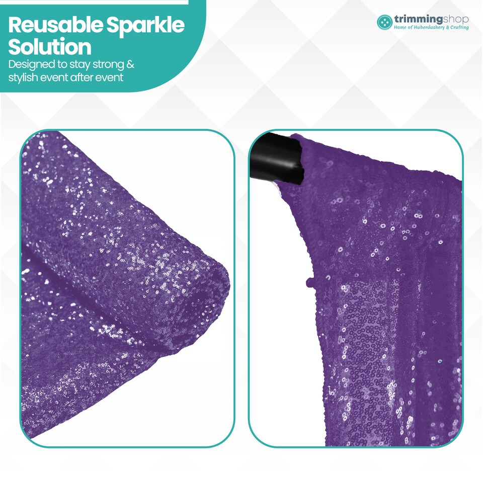image 1 of 4ft x 7ft Sequin Backdrop Photography Background High-Density Sequin Fabric