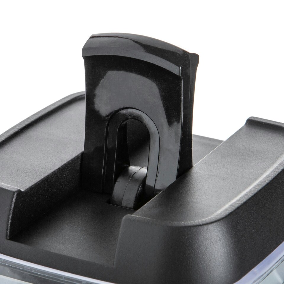 image 1 of Argon Tableware 5 Piece Flip Lock Plastic Food Storage Containers Set - Black