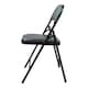 image 4 of TekBox 2x Folding Faux Leather Chairs