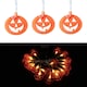 image 2 of Living and Home Halloween Smiley Pumpkin LED String Lights Party Decor