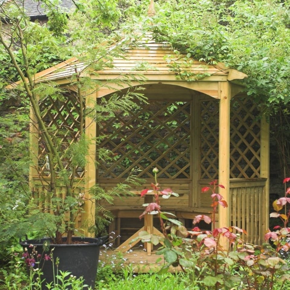 image 1 of Winchester Medium Gazebo - Pressure Treated Timber - L235 x W235 x H300 cm