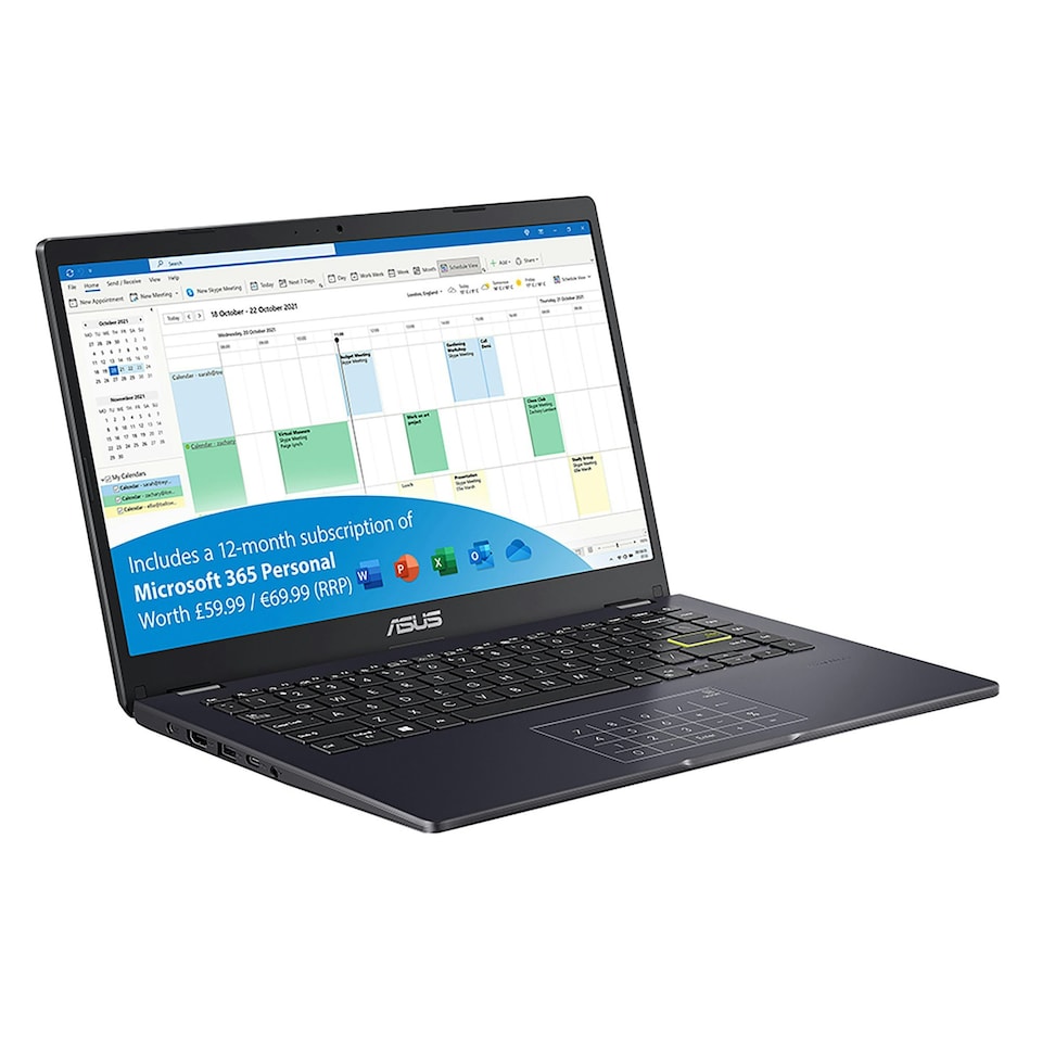 image 1 of ASUS VivoBook Go 14 Intel Celeron N 14" Laptop 128GB eMMC 4GB RAM - Blue