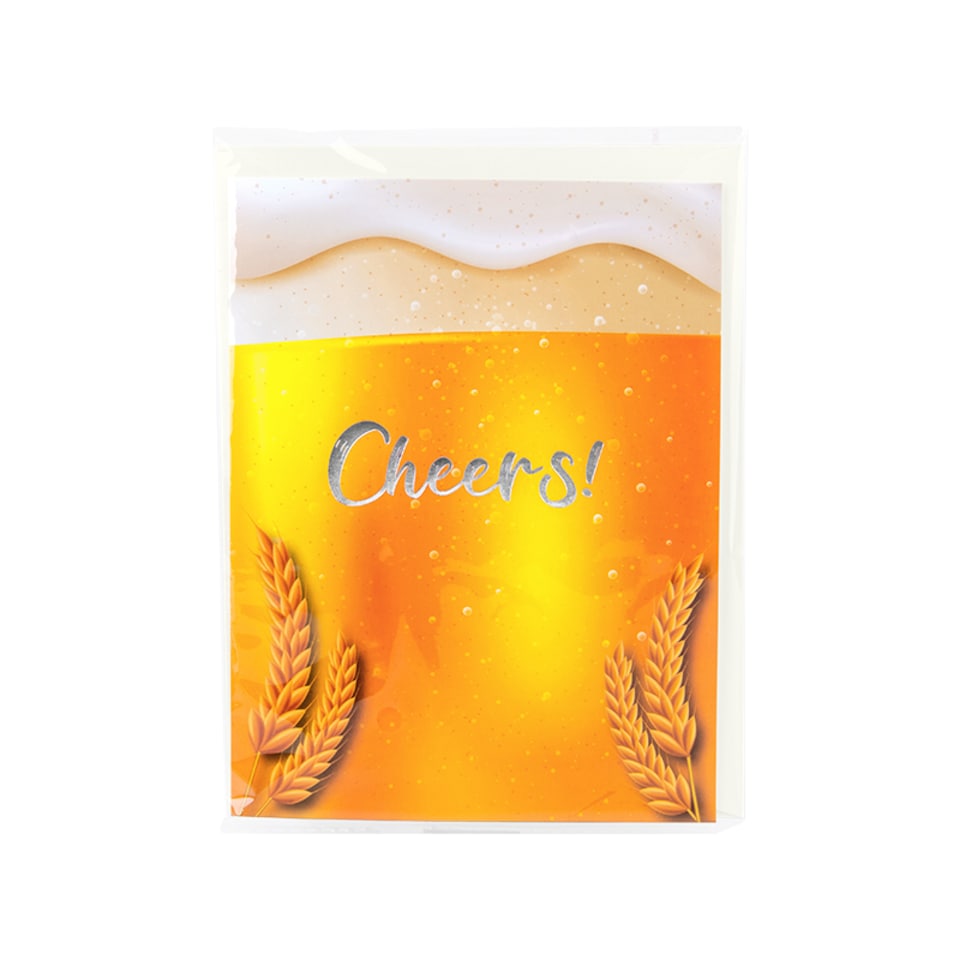 image 1 of Raise a Toast Cheers to You 3D Beer Pop Up Celebration Greeting Card