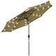 image 1 of Outsunny LED Solar Powered Parasol Umbrella Garden Tilt String Light