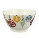 image 1 of Dip Bowl: 12.5cm Emma Bridgewater Baubles Small Old Bowl White