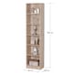 image 9 of Bookcase Display Shelf Freestanding Book Storage Unit Home Living Room Furniture | Brown